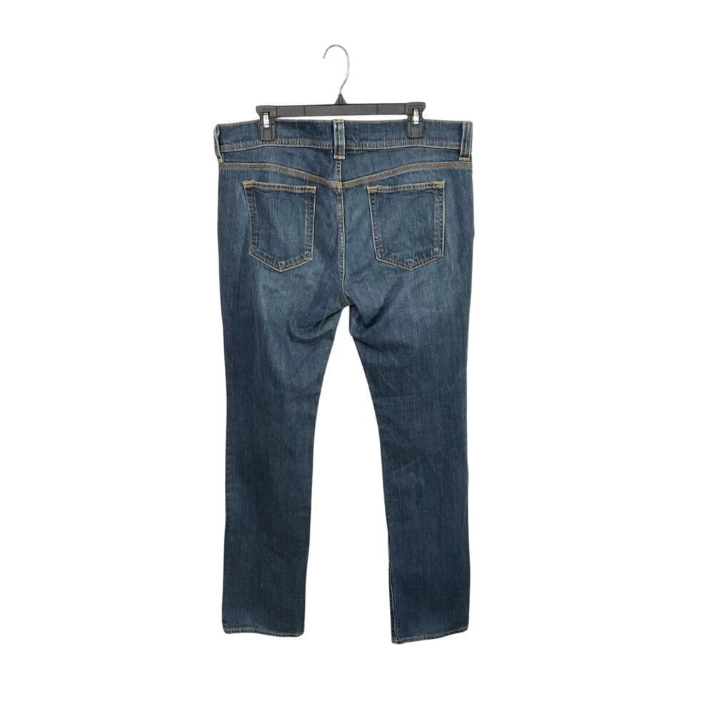 2000s Ultra Low Rise Skinny Blue Jeans Old Navy Size 14 Long Large Y2K Stretch - Picture 2 of 7